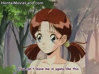 Great Anime Hot Brunette Babe Gets Part1