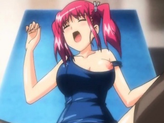 Swimsuit Anime Coed Footjob Fucked