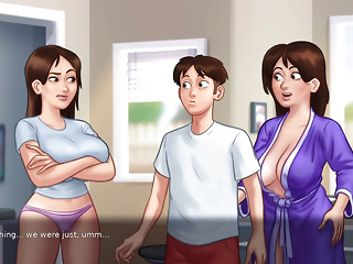 Hot Aunty Make Seen With Nambour Men In Summertime Saga Part 1