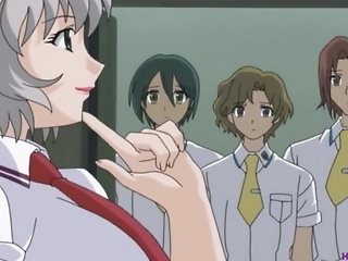 Young Man Must Handle Big Pussy - Uncensored With Hentai Anime